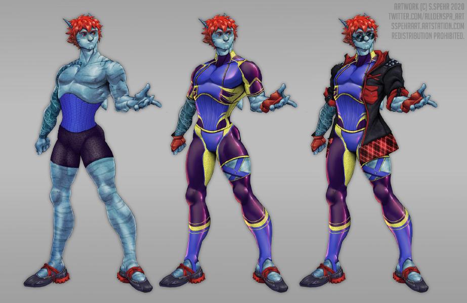 Sharky Outfits Final