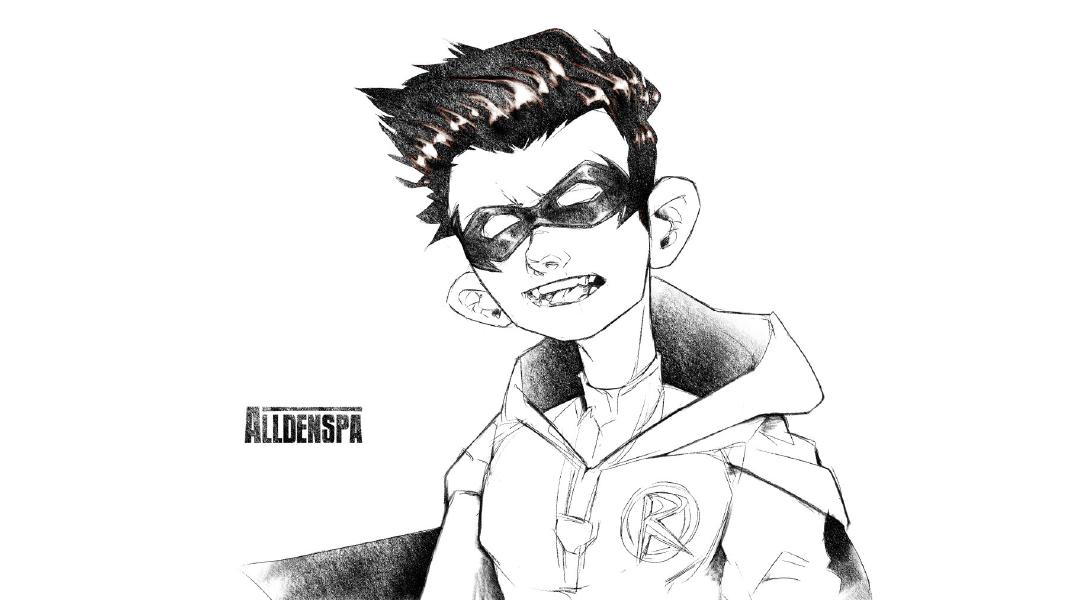 Boy Wonder Doodle