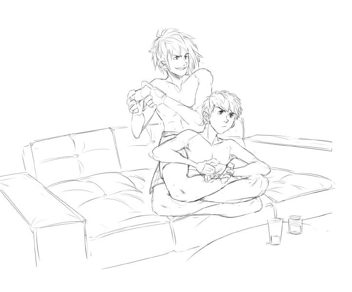 Arte and Piet at Smash Bros